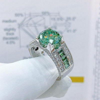 EJMR1111 Men's Diamond White Gold Promise Rings