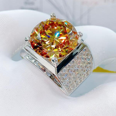 EJMR1098 Men's Diamond White Gold Promise Rings