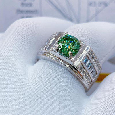 EJMR1099 Men's Diamond White Gold Promise Rings