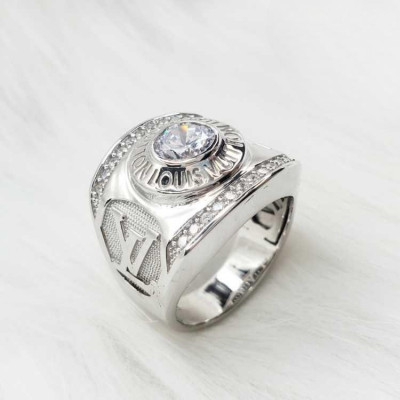 EJMR1081 Men's Diamond White Gold Promise Rings