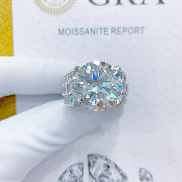 EJMR1201 Men's Diamond White Gold Promise Rings