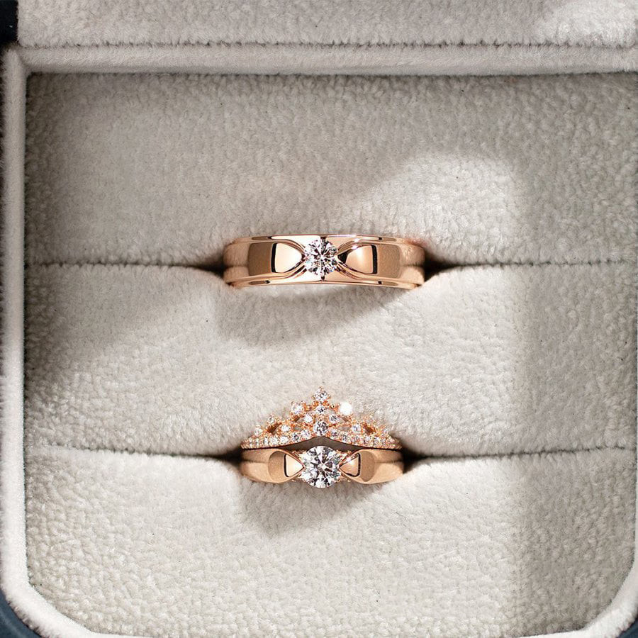 EJCR1003 Couple's Rings