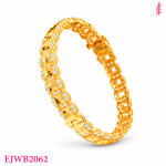 Gold-Tone Scroll Link Bracelet - View 1
