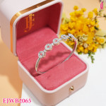 Silver-Tone Coin-Motif Bangle Bracelet - View 4