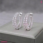 Multi-Row Hoop Earrings in Gold-Plated Sterling Silver - View 6