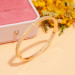 Circle Station Bangle in Plated Sterling Silver - View 7