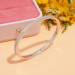 Circle Station Bangle in Plated Sterling Silver - View 8
