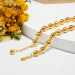 Beaded Bracelet in 24K Gold-Plated Sterling Silver - View 2
