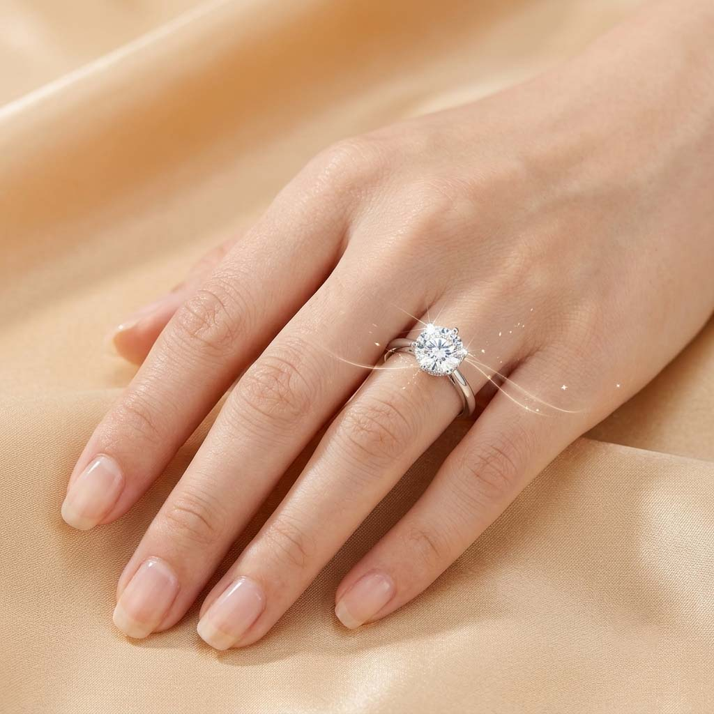 EJWR2204 Women's Ring worn on the hand