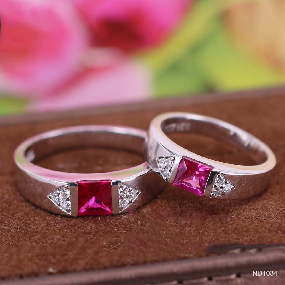 Silver Couple Rings
