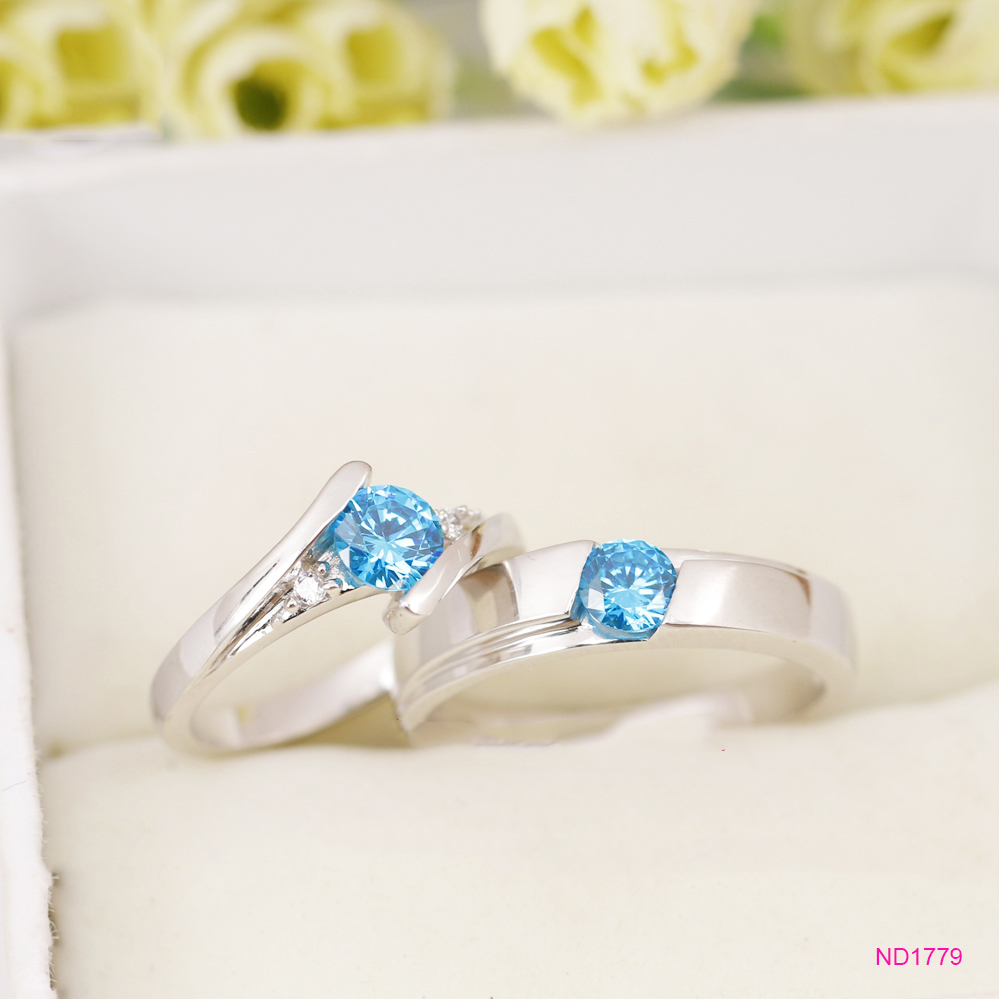 Silver Couple Rings
