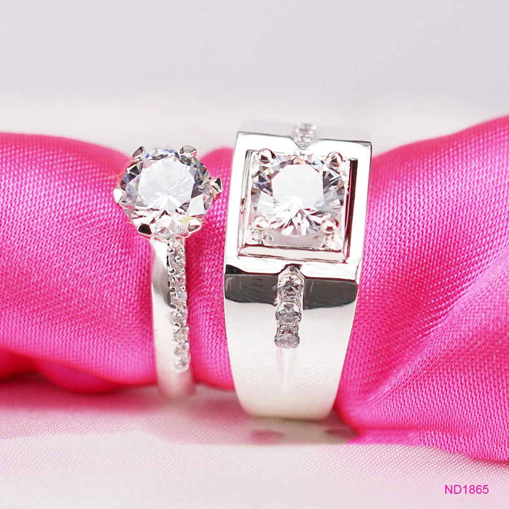 Silver Couple Rings