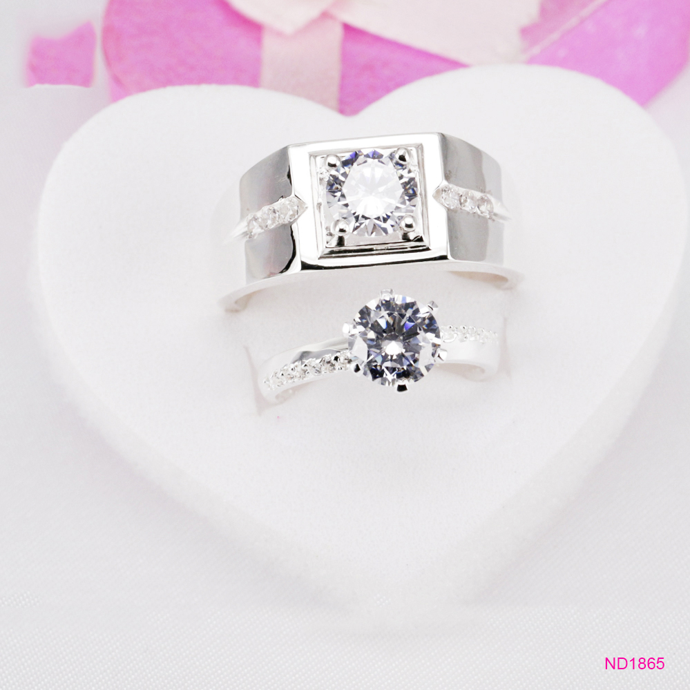 Silver Couple Rings