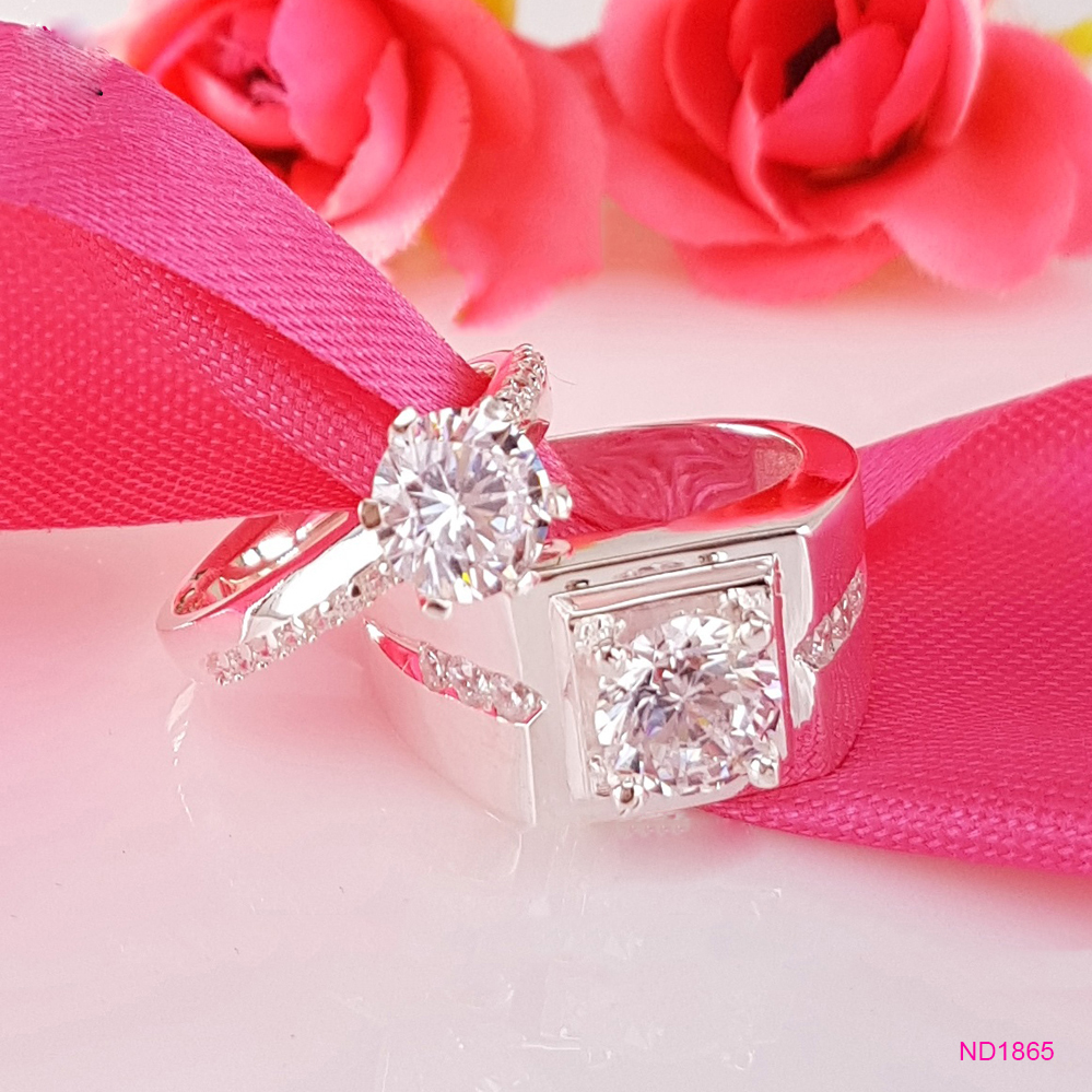 Silver Couple Rings