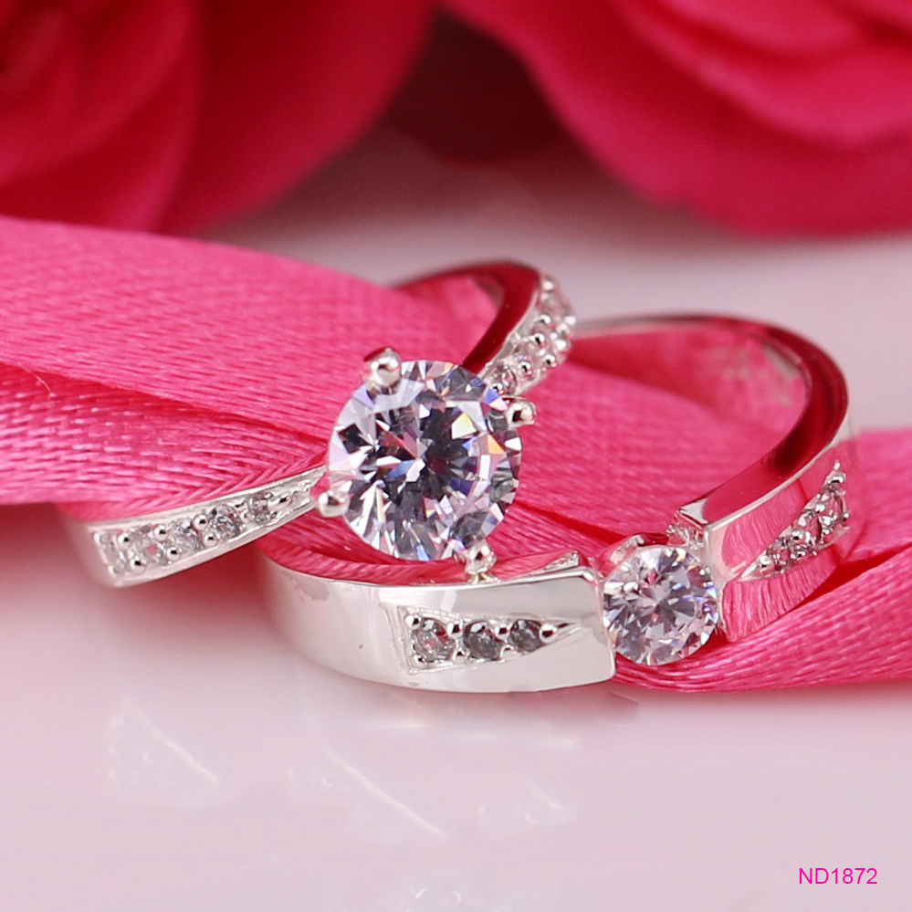 Couple Rings ND1872 Silver Couple Rings