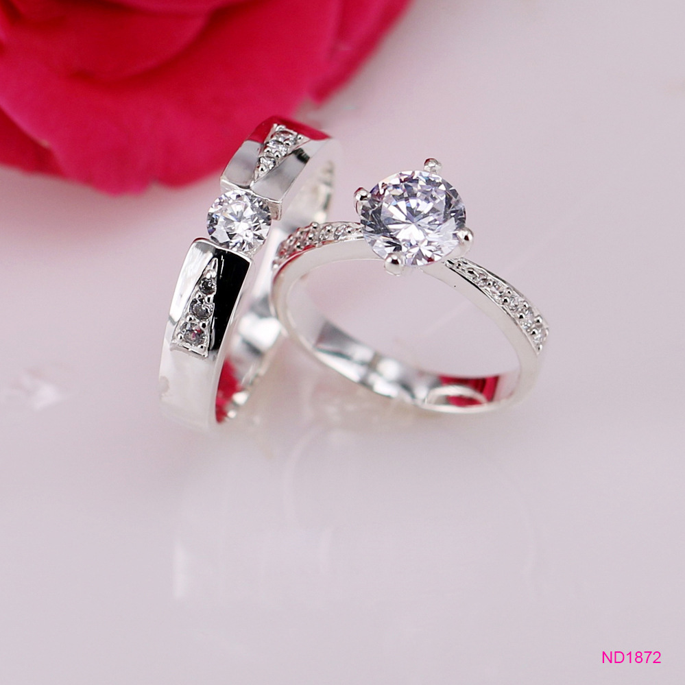 Couple Rings ND1872 Silver Couple Rings