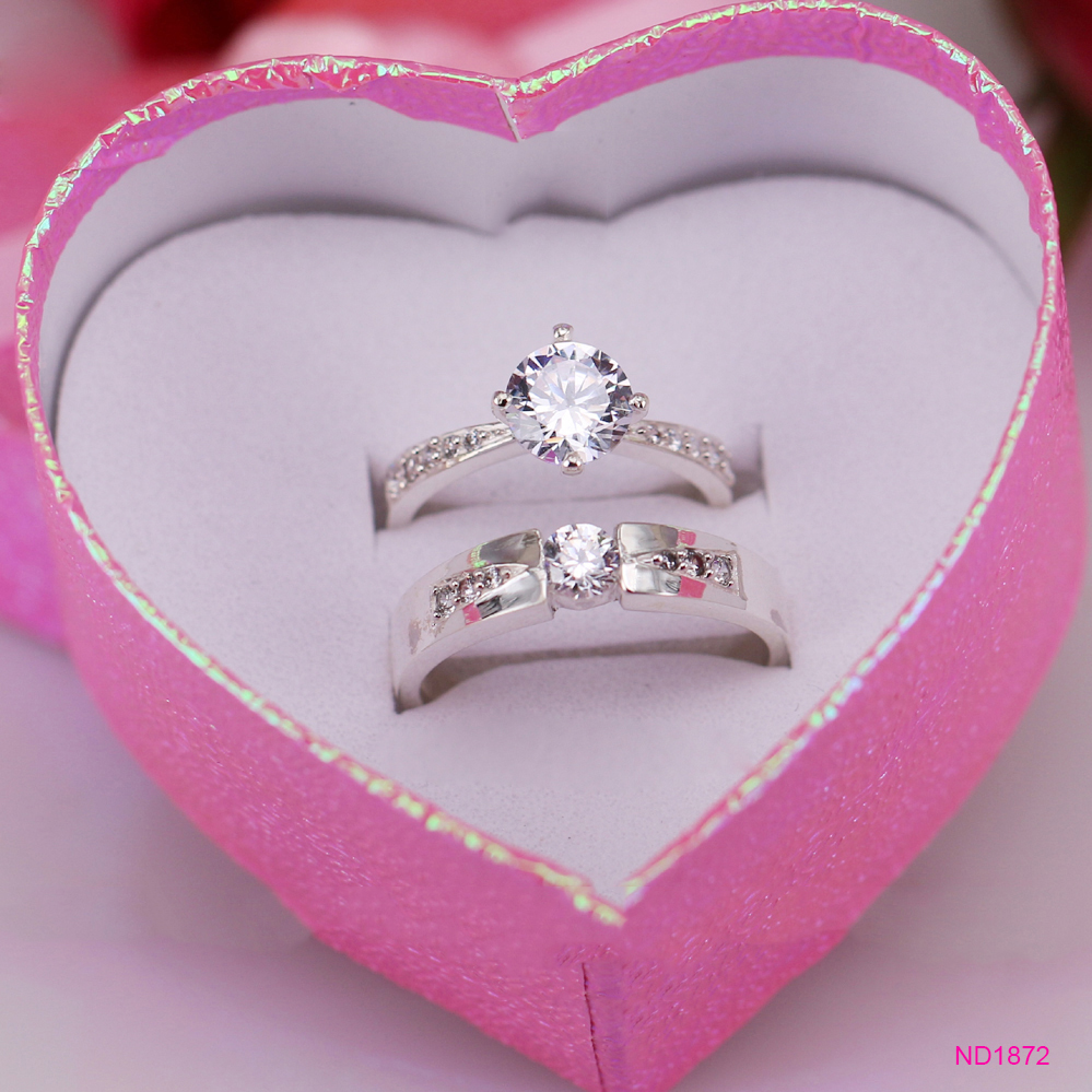 Couple Rings ND1872 Silver Couple Rings