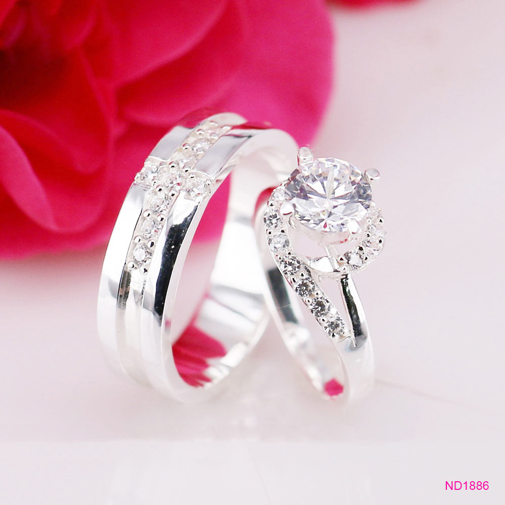 Silver Couple Rings