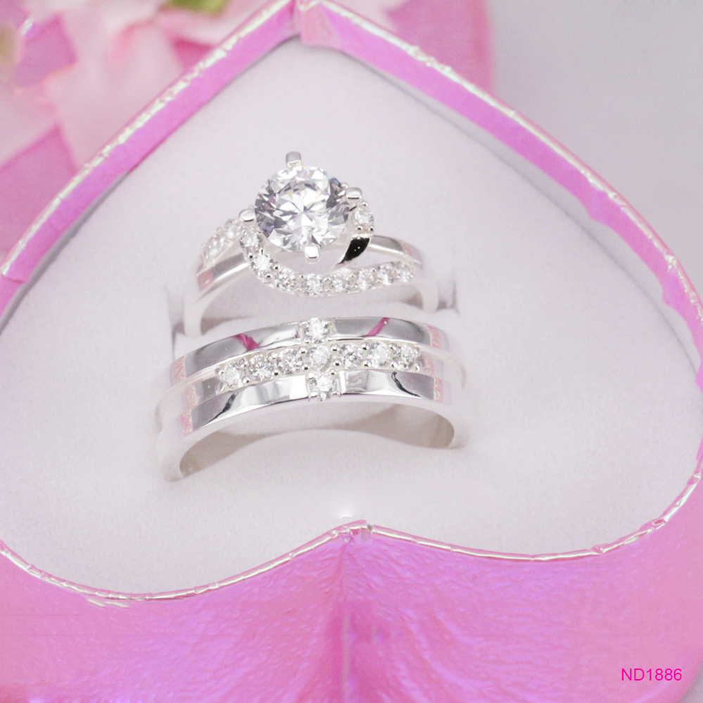 Silver Couple Rings