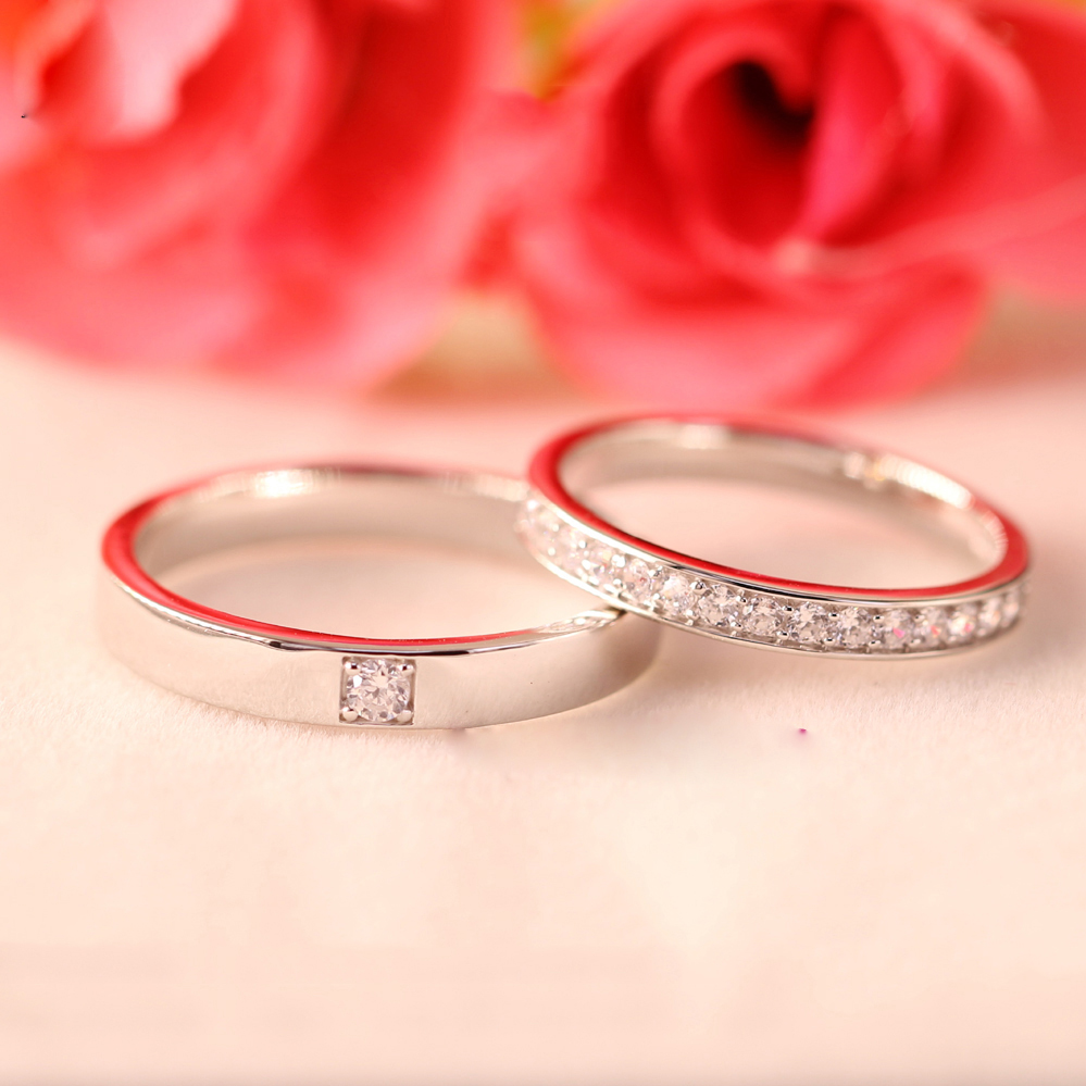 Silver Couple Rings
