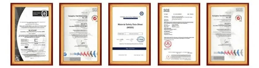 Certificates and documentation